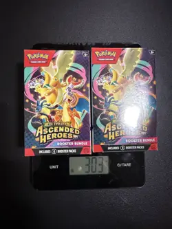 303g HEAVY! -Pokemon TCG Ascended Heroes Booster BundleX2 LOT Possible GOD PACKU - Image 1