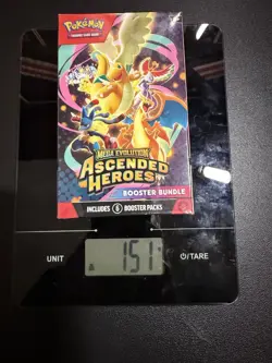 303g HEAVY! -Pokemon TCG Ascended Heroes Booster BundleX2 LOT Possible GOD PACKU - Image 3