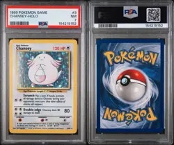 Pokemon TCG Chansey Base Set #3 Holo - PSA 7 - Image 3