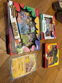 Pokemon TCG Sealed Bundle – Ascended Heroes + First Partner Collections, Pikachu - Image 1