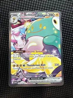 Pokemon Iono's Bellibolt ex Special Illustration Rare Holo 183/159 NM - Image 1