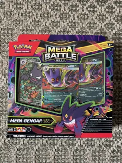 Pokemon TCG Mega Gengar ex Battle Deck Haunter 027 Black Star Promo Evolution D - Image 1