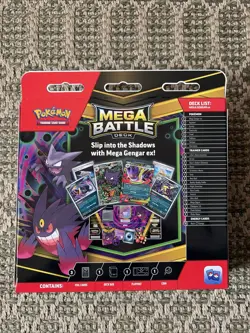 Pokemon TCG Mega Gengar ex Battle Deck Haunter 027 Black Star Promo Evolution D - Image 2