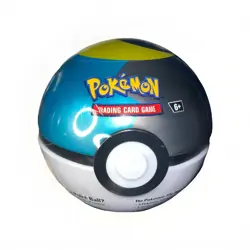 Pokeball Tin Moon Ball Factory Sealed Pokemon TCG 3 PACKS. *See Pics* - Image 1