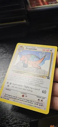 Dragonite Pokemon Movie Black Star Promo #5 WOTC 1999-2000 - Image 4