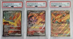 2025 MOLTRES Pokemon DRI EN ROCKET’S UPC STAMPED PROMO LOT Sequential PSA 9s - Image 1