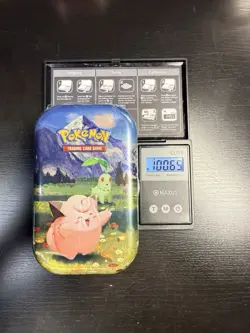 100.65 gram VERY HEAVY! - Pokemon Ascended Heroes Mini Tin - Possible GOD PACKU - Image 1