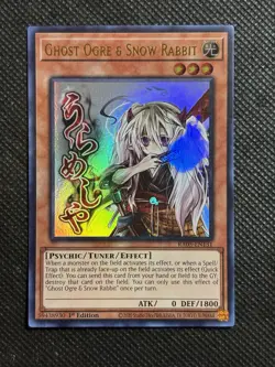 YuGiOh! - Ghost Ogre & Snow Rabbit RA05-EN131 Ultra Rare 1st Edition Near Mint - Image 1