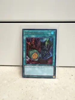 Yu-Gi-Oh Polymerization RA03-EN051 1st Edition Ultra Rare Near Mint Condition - Image 1