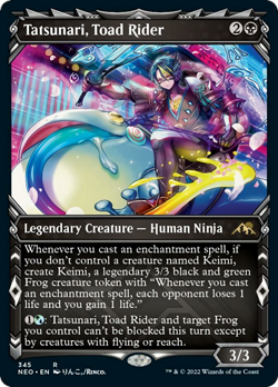 Tatsunari, Toad Rider (Showcase) Kamigawa: Neon Dynasty NM CARD ABUGames - Image 1