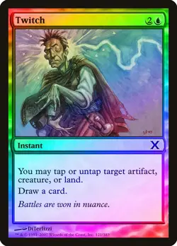 Twitch FOIL 10th Edition PLD Blue Common MAGIC THE GATHERING CARD ABUGames - Image 1