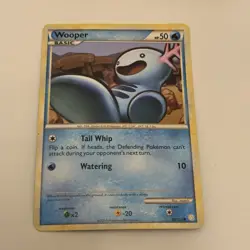 Wooper 88/123 Non Holo HeartGold SoulSilver - Pokemon Card - Image 2