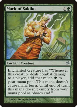 Mark of Sakiko Betrayers of Kamigawa NM Green Uncommon MAGIC MTG CARD ABUGames - Image 1