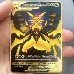Pokemon Card Ultra Necrozma VMAX Fanmade Gold Metal Card - Carta In Metallo - Image 1