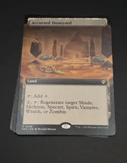 Accursed Duneyard Extended Art #36 MTG Card - Image 1