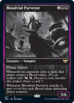 Bloodvial Purveyor Silver Screen FOIL Innistrad Crimson Vow NM - Image 1