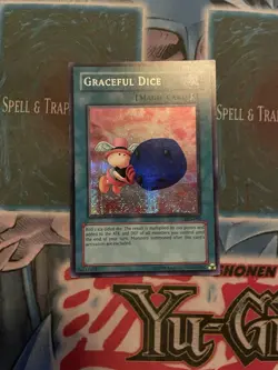 YuGiOh Graceful Dice EDS-002 Unlimited Prismatic Secret Rare NM - Image 1