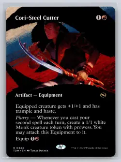 Cori-Steel Cutter (Borderless) 343 Tarkir: Dragonstorm Magic: The Gathering NM - Image 1