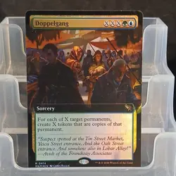 Magic: The Gathering Doppelgang Sorcery Blue Green Rare Foil Murders at Karlov … - Image 1