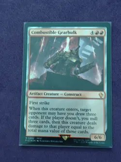 Combustible Gearhulk Surge Foil - FIC 0292 NM - MTG Magic - Image 1