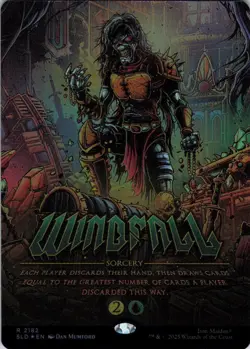 Windfall (Rainbow Foil) - Secret Lair Iron Maiden - 2182 - NM Foil - Image 2