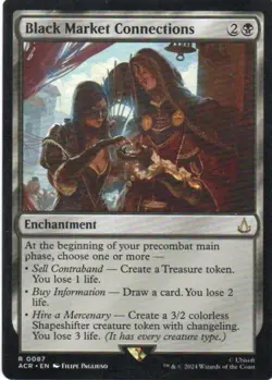 MTG: Assassin's Creed: Black Market Connections: Lightly Played Condition - Image 1