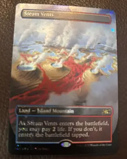 Magic The Gathering Steam Vents Galaxy Foil NM Unfinity 534 MTG - Image 1