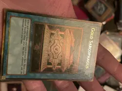Gold Sarcophagus GLD2-EN040 Gold Series 2009 Limited Edition LP yugioh - Image 3