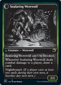 Suspicious Stowaway Silver Screen FOIL Innistrad Midnight Hunt NM - Image 2
