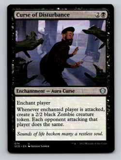 Curse of Disturbance U Starter Commander Decks 74 NM - Image 1