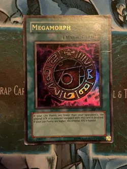 Megamorph MRL-061 Magic Ruler Yugioh HP Crease - Image 1