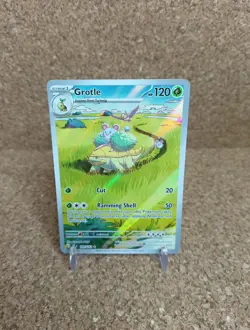 Pokemon TCG Grotle 164/162 S&V Temporal Forces Illustration Rare - NM - Image 1