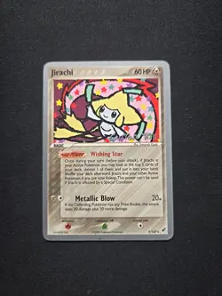 Pokemon TCG Deoxys #9/107 Jirachi Card 2005 World Championship - Image 1