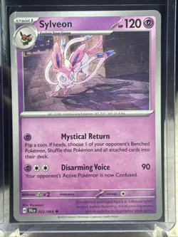 Sylveon 022/064 Shrouded Fable Regular Finish Uncommon Pokemon Card - Image 1
