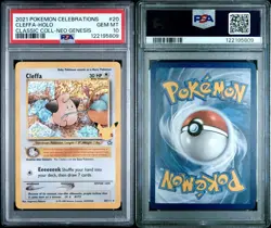 2021 Pokemon Celebration Classic Collection 20 Cleffa - Holo PSA 10 - Image 3