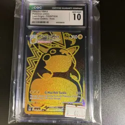 Pikachu VMAX #TG29/TG30 CGC 10 - 2022 Pokemon SWSH Lost Origin Trainer Gallery - Image 1