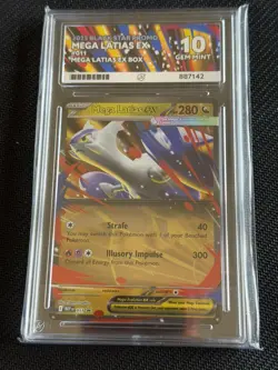 Pokemon Mega Latias EX 011 Mega Evolution Black Star Promo Ace 10 - Image 1