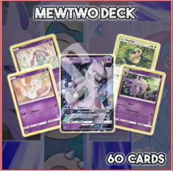 Pokemon TCG: Mewtwo full deck | Battle Academy Mewtwo GX Mew Espeon Snorlax - Image 1