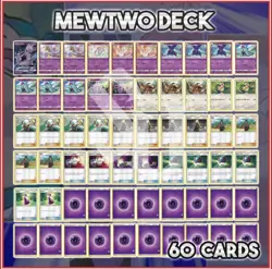 Pokemon TCG: Mewtwo full deck | Battle Academy Mewtwo GX Mew Espeon Snorlax - Image 2