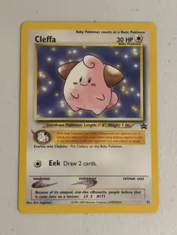 Pokemon Card - TCG: Cleffa - Wizards of the Coast Promos - 31 - 0173 - EX/NM- - Image 3