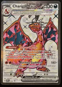 Pokemon Charizard ex 056 Scarlet & Violet Black Star Promo Holo Full Art NM/M - Image 2