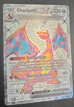 Pokemon Charizard ex 056 Scarlet & Violet Black Star Promo Holo Full Art NM/M - Image 4