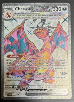 Pokemon Charizard ex 056 Scarlet & Violet Black Star Promo Holo Full Art NM/M - Image 5