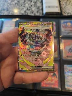 Cornerstone Mask Ogerpon ex SAR 216/187 sv8a Terastal Festival ex Pokemon Card - Image 1