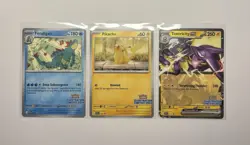 Pokemon TCG Illustration Contest 2024 Promo Cards (All 3 Promos) Pikachu - Image 1