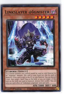 Linkslayer @Ignister Common DUAD-EN007 Duelist's Advance NM YuGiOh - Image 1