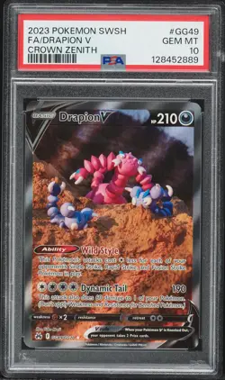 2023 Pokemon Crown Zenith Drapion V #GG4 PSA 10 - Image 1