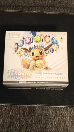 Pokemon Center Prismatic Evolutions ETB Elite Trainer Box Sealed - Image 1