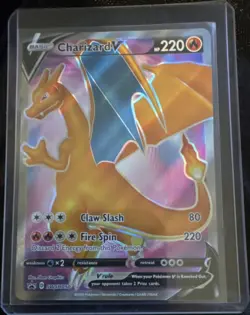 Pokemon Charizard V Promo Holo SWSH260 Sword & Shield 220 HP English Card - Image 1