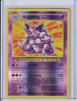 Nidoking Rare Reverse Holo XY - Evolutions 45/108 MP Pokemon TCG - Image 1